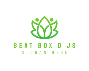 Botanical Leaf Gardening Logo