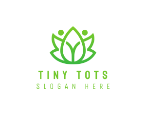 Botanical Leaf Gardening Logo