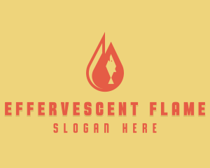 Flame Fish Grill logo design