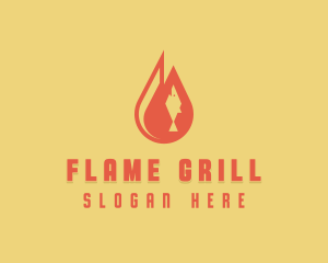 Flame Fish Grill logo
