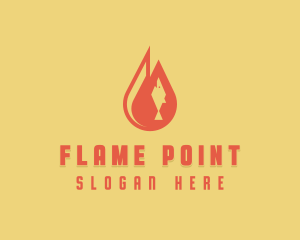 Flame Fish Grill logo design