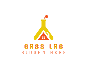 Research House Flask logo design