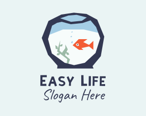 Goldfish Bowl Aquarium  logo design