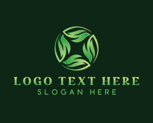 Eco Nature Leaves logo