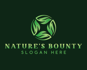 Eco Nature Leaves logo design