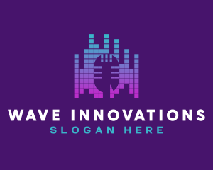 Digital Microphone Wave logo