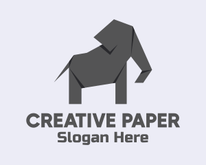 Gray Elephant Origami logo