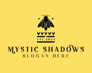 Mystic Moth Insect logo design