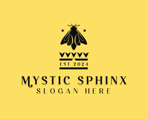 Mystic Moth Insect logo design