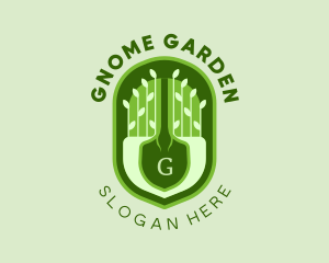 Gardening Landscape Shovel logo design