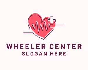 Heart Center Lifeline logo design