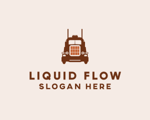 Tanker Trailer Truck logo design