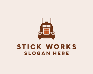 Tanker Trailer Truck logo design