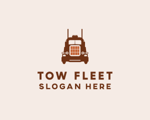 Tanker Trailer Truck logo design