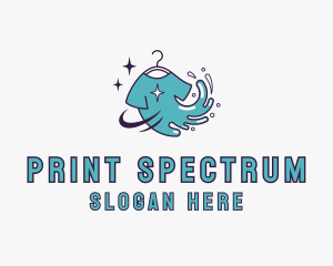 Tshirt Splash Sparkle logo design