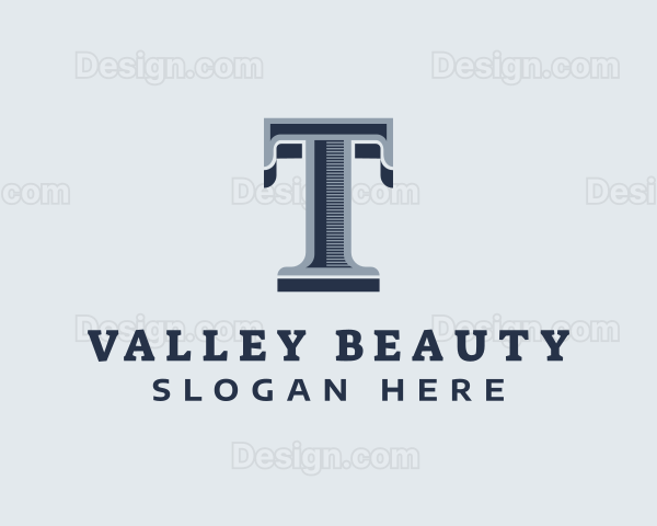 Stylish Letter T Brand Logo