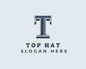 Stylish Letter T Brand logo design