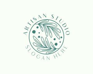 Organic Leaf Spa logo design