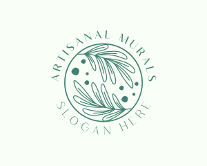 Organic Leaf Spa logo design