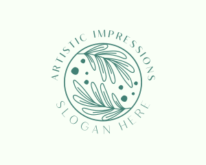 Organic Leaf Spa logo design