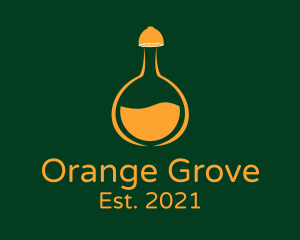 Orange Citrus Juice logo design