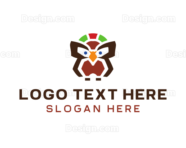 Avian Owl Bird Logo