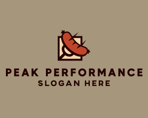 Grill Fork Sausage logo design