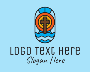 Holy Church Mosaic  logo design