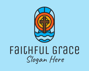 Holy Church Mosaic  logo design