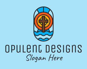 Holy Church Mosaic  logo design