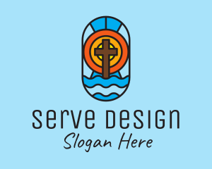 Holy Church Mosaic  logo design