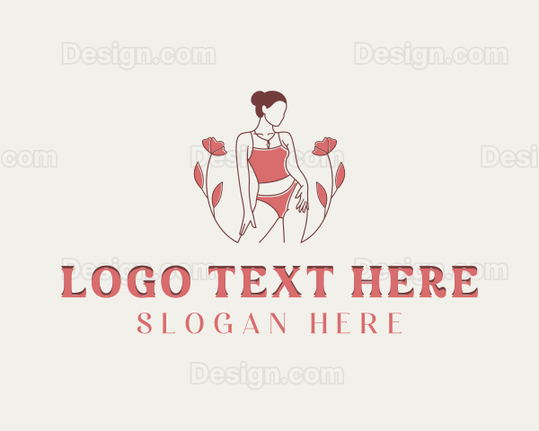 Fashion Woman Lingerie Logo