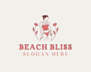 Fashion Woman Lingerie  logo design