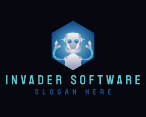 Robot Software Tech logo design