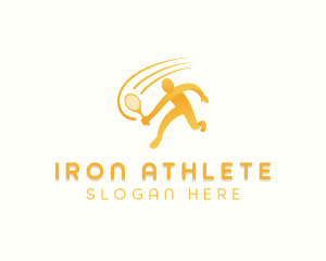 Tennis Sports Athlete logo design