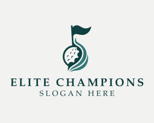 Golf Ball Championship Sports logo