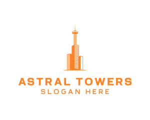 Skyscraper Building Tower logo