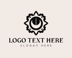 Abstract Sun Symbol logo
