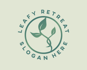 Natural Herbal Leaf logo design