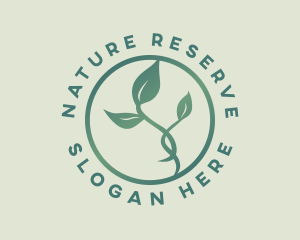 Natural Herbal Leaf logo design