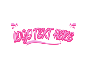 Feminine Handwritten Graffiti logo