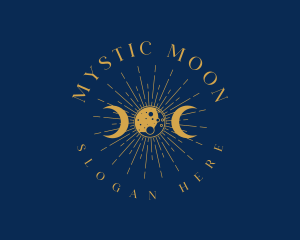 Spiritual Astrology Moon logo design