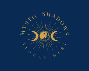 Spiritual Astrology Moon logo design