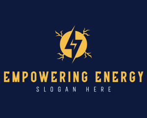 Charge Electricity Lightning logo design