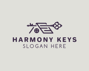 House Key Window Realty logo design