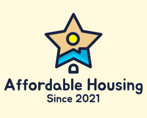 Sun and Star Housing  logo design