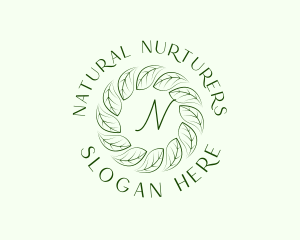 Nature Leaf Wellness  logo design