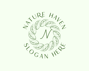 Nature Leaf Wellness  logo design