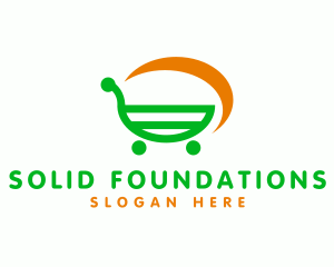 Shopping Cart Grocery Logo