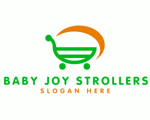 Shopping Cart Grocery logo design